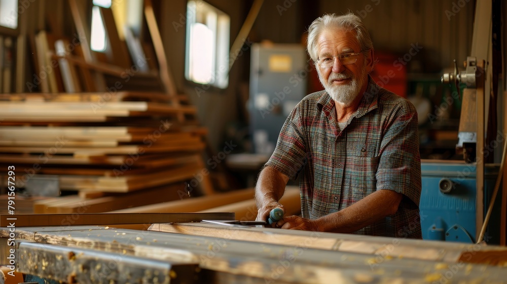 Men of the woodworking trade AI generated illustration Men of the woodworking trade AI generated illustration