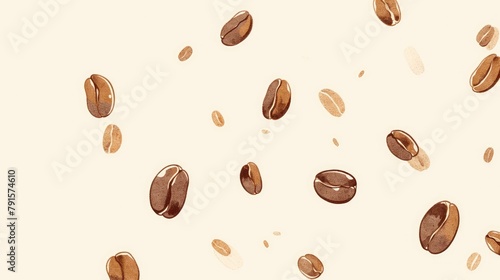 A charming hand drawn coffee bean sketch perfect for your morning cuppa This simple outline doodle is a delightful design element to jazz up your breakfast routine