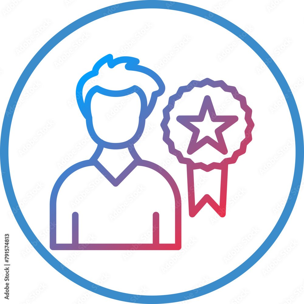 Obraz premium Positive Brand Experience Icon Style