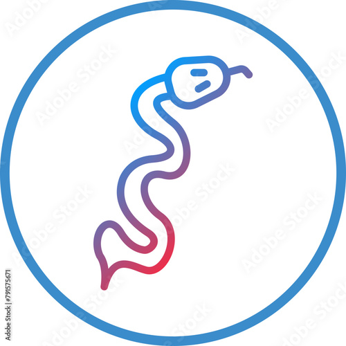 Snake Icon Style