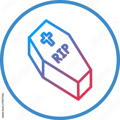 People Coffin Icon Style