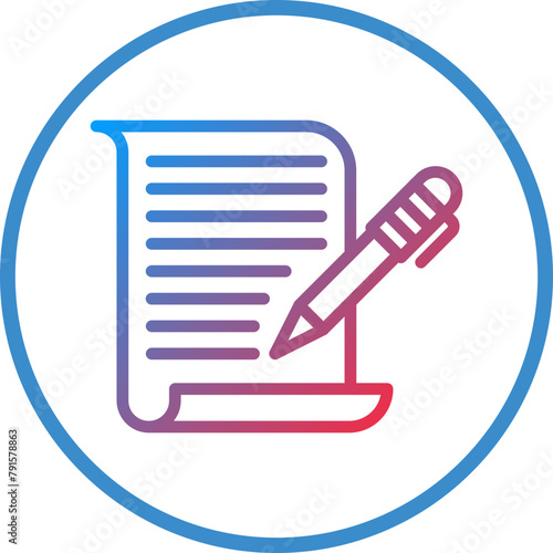 Copywriter Icon Style