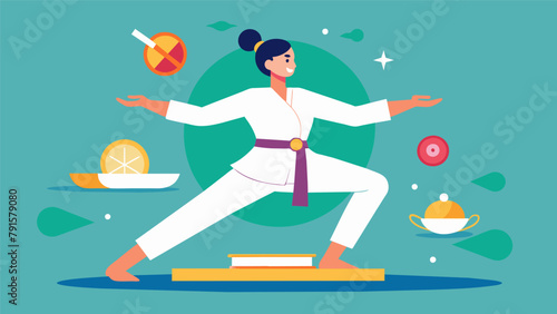 Balancing mind and body is a fundamental principle in martial arts allowing practitioners to better control their movements and energy.