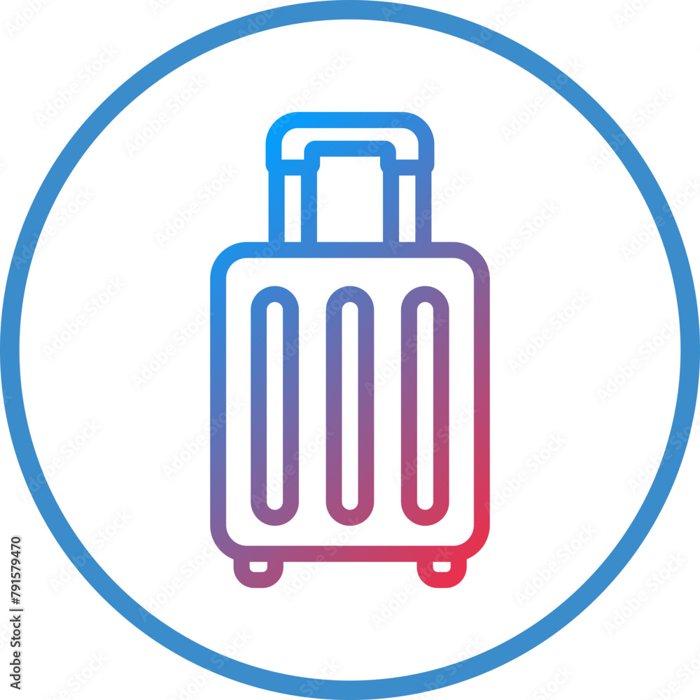 Obraz premium Excess Baggage Icon Style