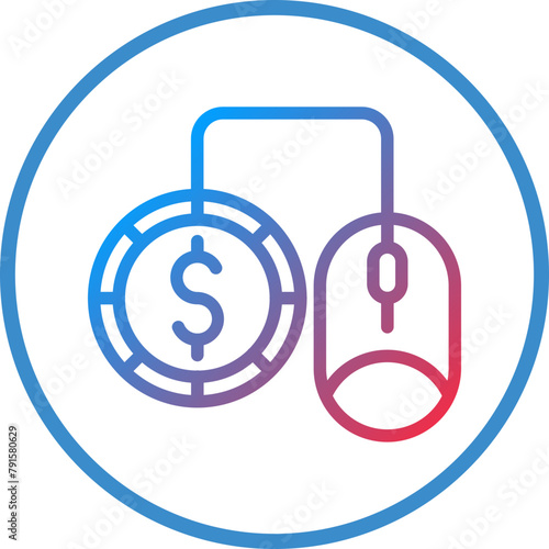 Cost Per Click Icon Style