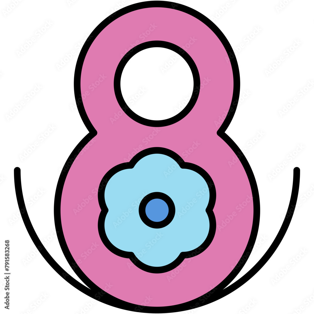 Celebration, day, eight, march, rose Icon Celebration, day, eight, march, rose Icon