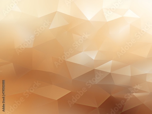 Tan abstract background with low poly design, vector illustration in the style of tan color palette with copy space for photo text or product, blank