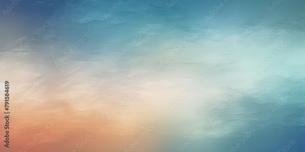 Tan and blue colors abstract gradient background in the style of, grainy texture, blurred, banner design, dark color backgrounds, beautiful with copy space