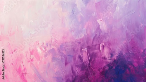 Soft abstract brushstrokes in shades of pink and purple  AI generated illustration