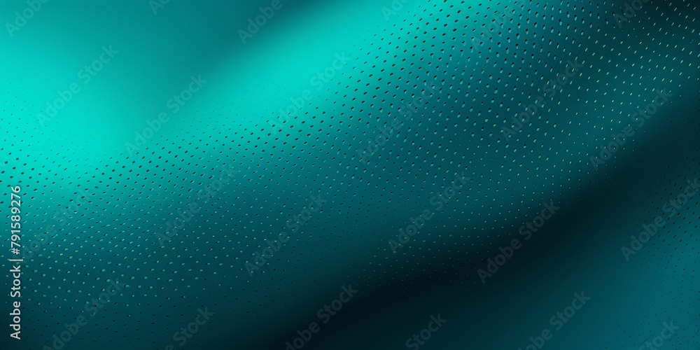 Teal background with a gradient and halftone pattern of dots. High resolution vector illustration in the style of professional photography