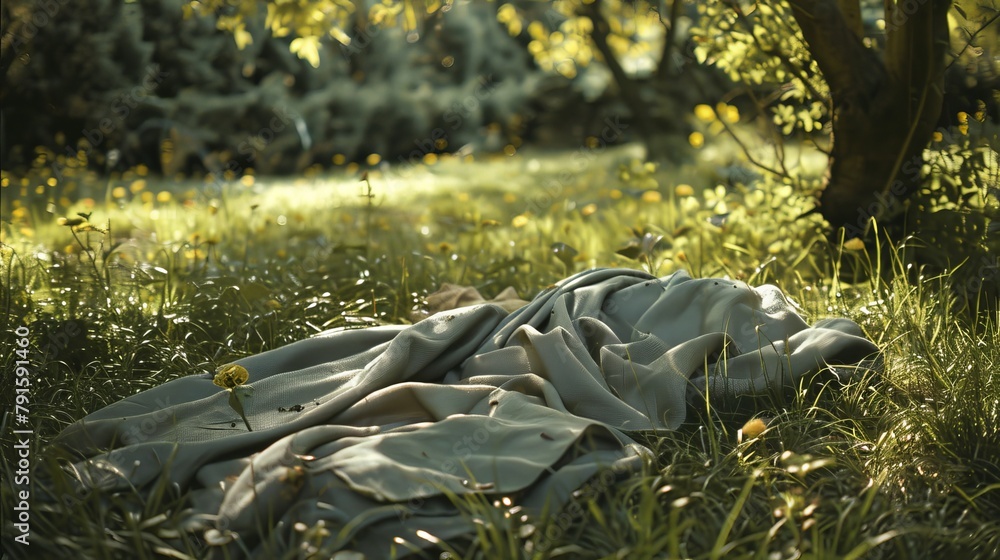 Obraz premium Cozy Outdoor Nap Spot