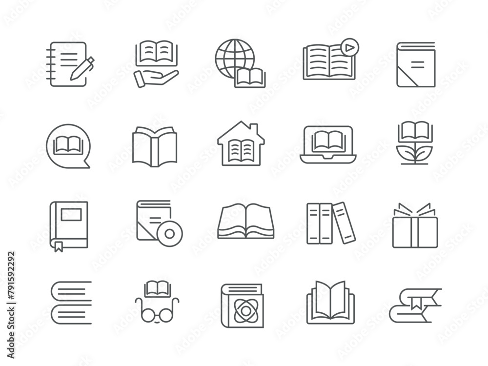 Book icons