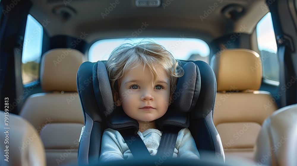 The car seat is equipped with a child back support and headrest, which can hold children up to the age of three years old when sitting in front or rear seats. Generative AI. The car seat is equipped with a child back support and headrest, which can hold children up to the age of three years old when sitting in front or rear seats. Generative AI.