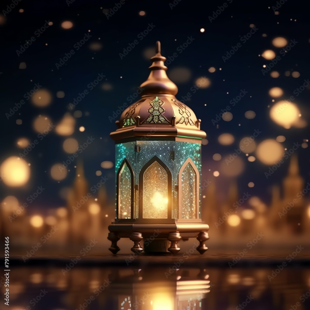 Eid mubarak and ramadan kareem greetings with islamic lantern and mosque. Eid al fitr background Eid mubarak and ramadan kareem greetings with islamic lantern and mosque. Eid al fitr background