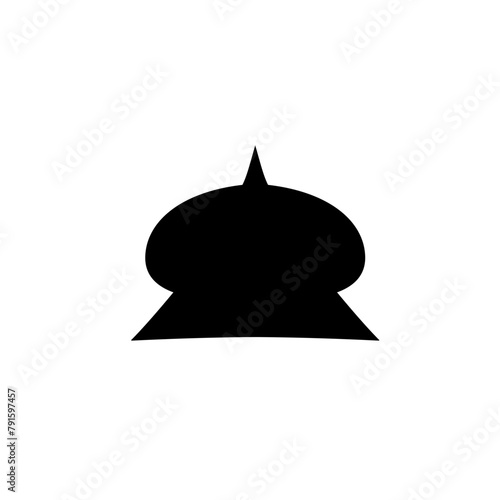 silhouette of the mosque dome