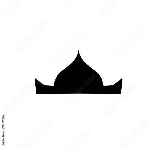 silhouette of the mosque dome