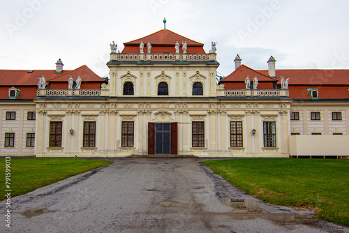 Lower Belvedere Palace in Vienna, Austria. It was built as summer residence for Prince Eugene of Savoy 