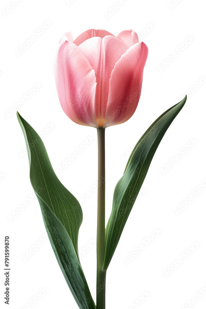 Obraz premium Tulip flower in transparent background