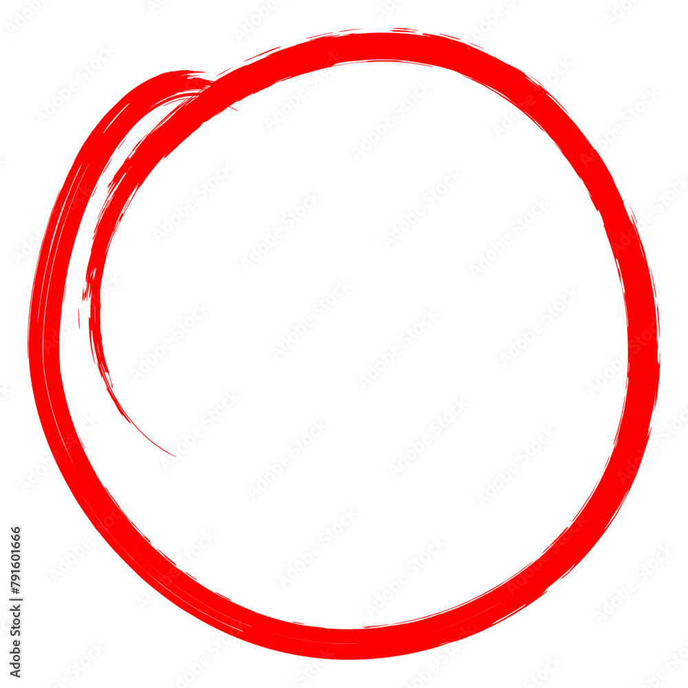 Circle brush stroke vector isolated on white background. Red enso zen circle brush stroke. For stamp,seal, ink and paintbrush design template. Grunge hand drawn circle shape. vector illustration Circle brush stroke vector isolated on white background. Red enso zen circle brush stroke. For stamp,seal, ink and paintbrush design template. Grunge hand drawn circle shape. vector illustration