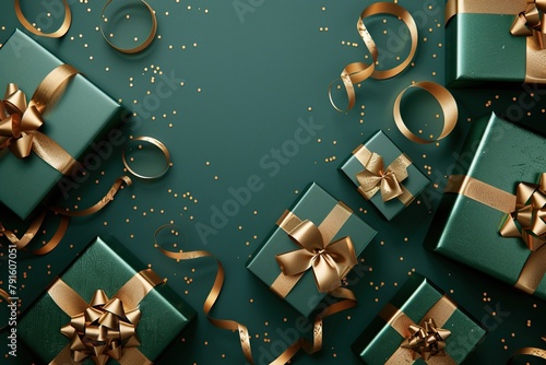 Opulent Presentation: Elegant Gift Box Background