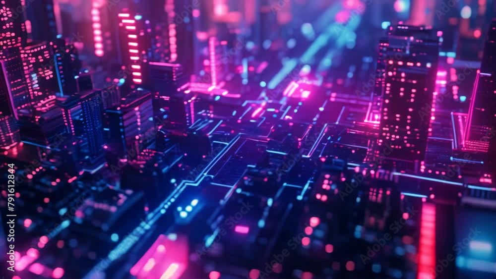 Luminous Urban Matrix: Sci-Fi Inspired. Generative ai Luminous Urban Matrix: Sci-Fi Inspired. Generative ai