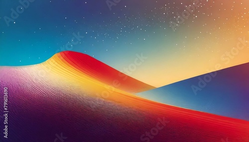 Vibrant Spectrum  Abstract Mobile App Background