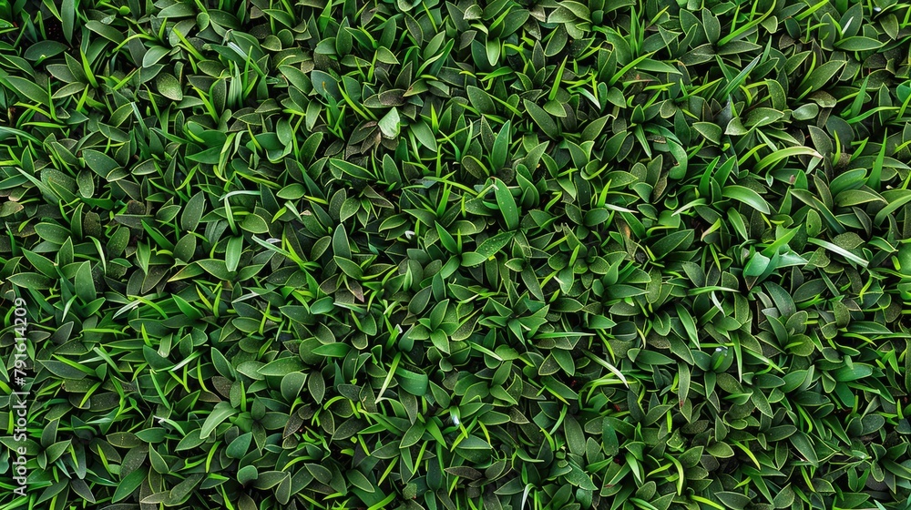 Green grass background. Generative AI