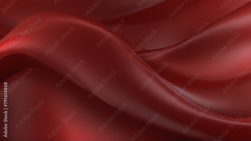 Bright red smooth blurred wavy abstract elegant background.Ai generative Bright red smooth blurred wavy abstract elegant background.Ai generative