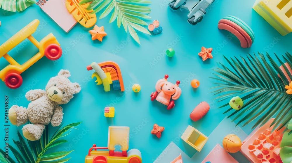 Obraz premium Toys background