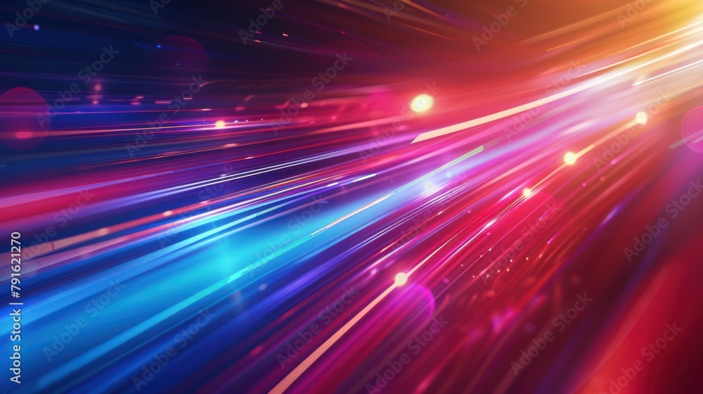 high light speed, light rays, speed light Abstract futuristic motion background.