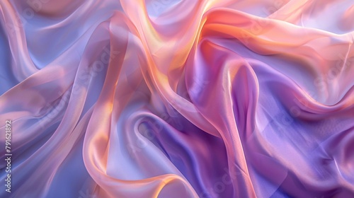 abstract background of elegant wavy silk or satin luxury cloth.