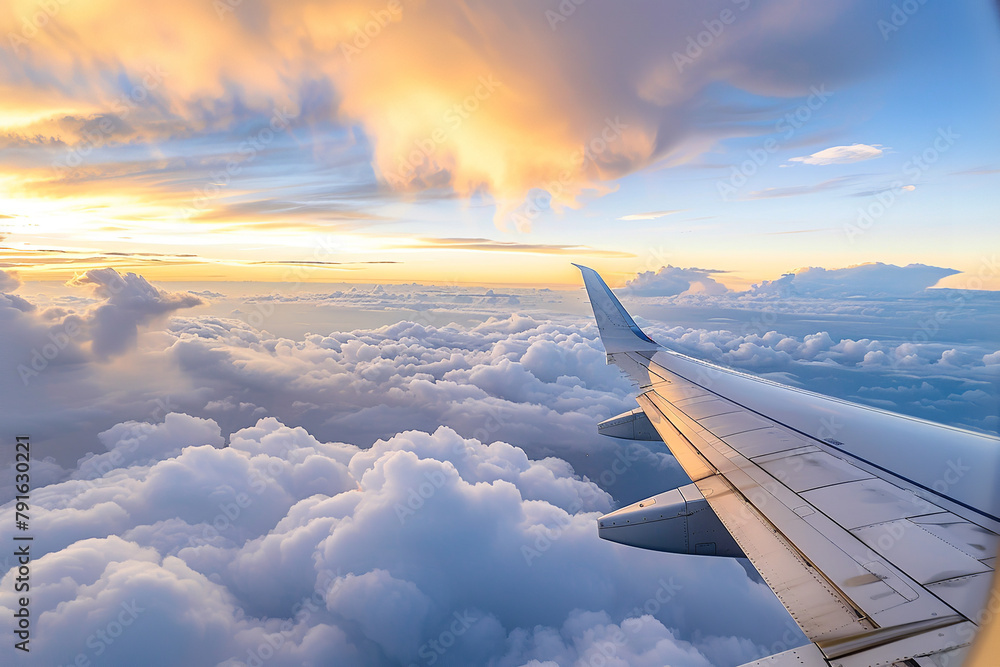 view from airplane window