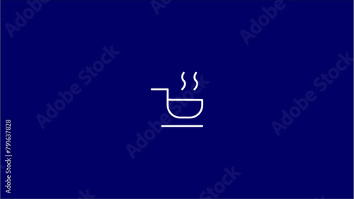 Drink resto and cafe simpel logo