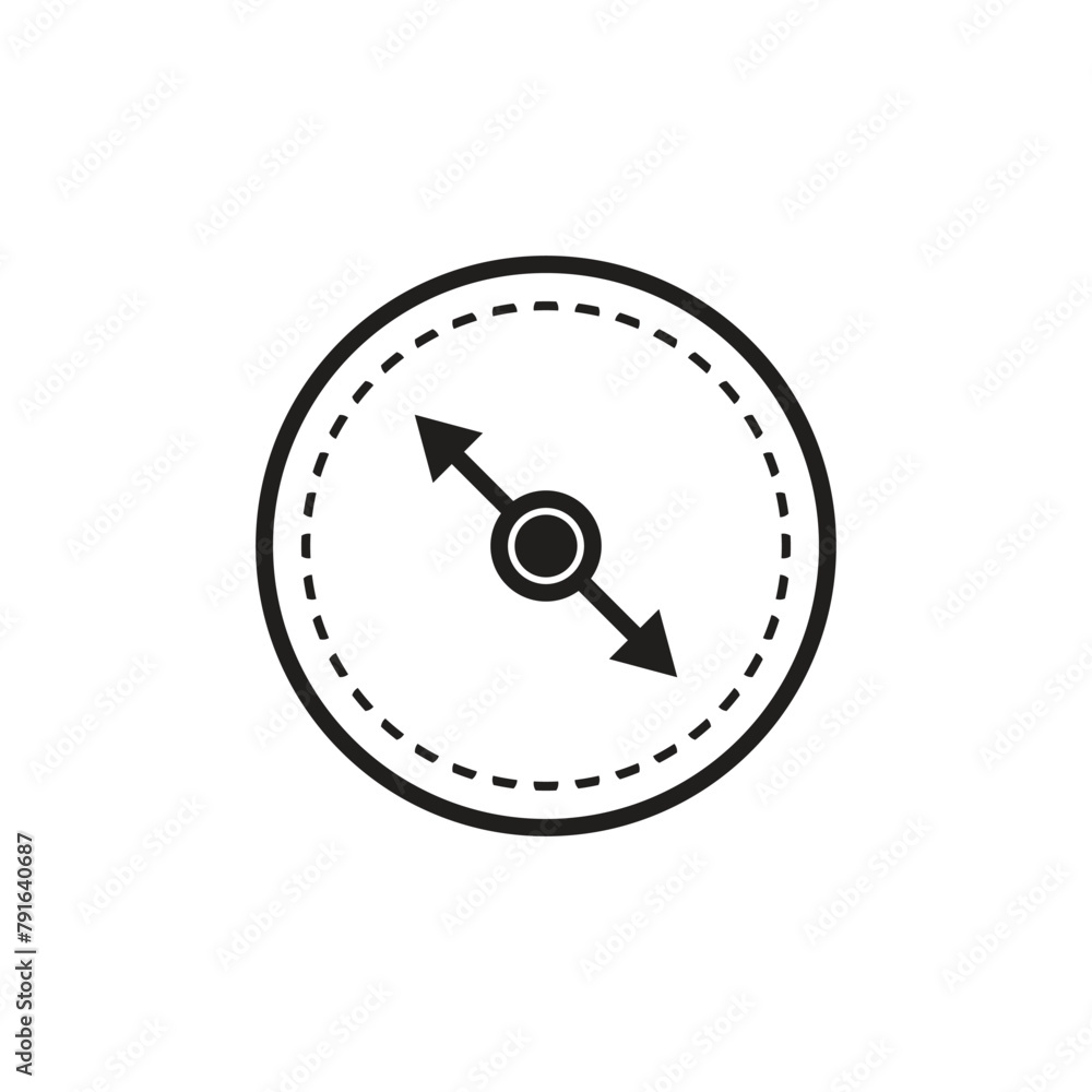 radius icon logo radius icon logo