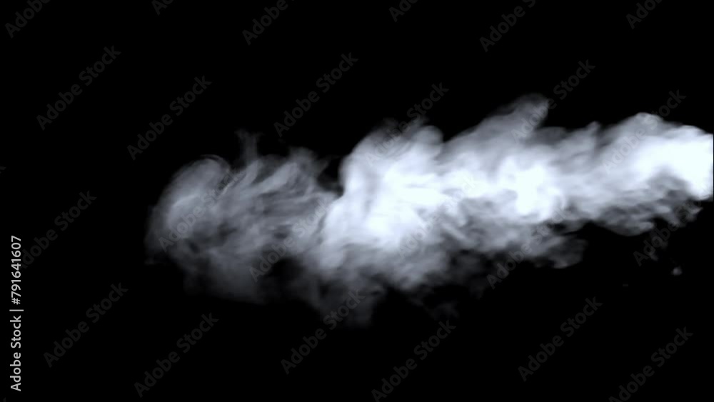 Smock effect video with black background Smock effect video with black background