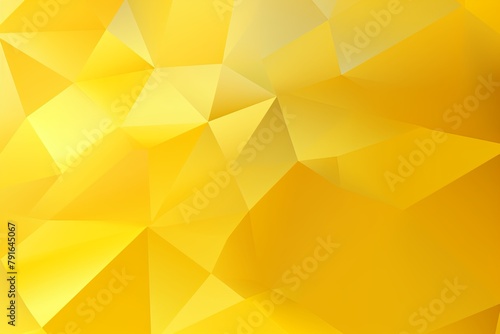 Yellow abstract background with low poly design, vector illustration in the style of yellow color palette with copy space for photo text or product, blank