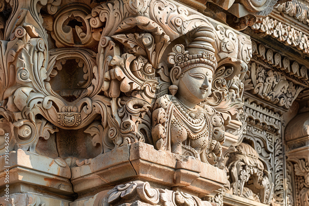 Artistry in stone - the palace's exterior boasts detailed stonework and sculptures - a testament to its architects and artisans