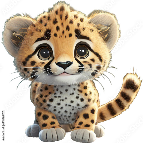 귀여운 치타 캐릭터2