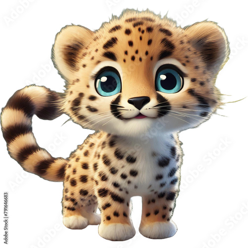 귀여운 치타 캐릭터4