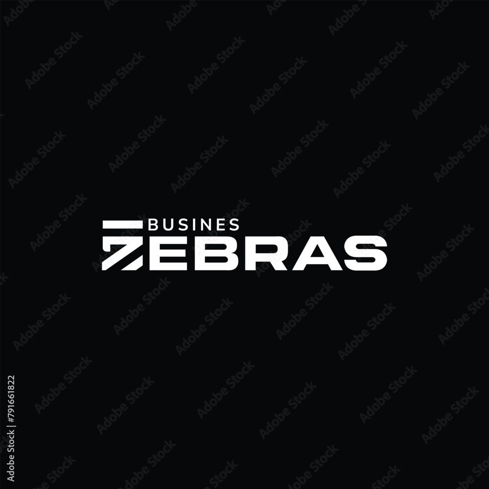 Exlusive bussines zebras logo inspiration