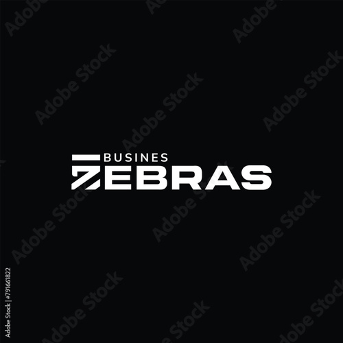 Exlusive bussines zebras logo inspiration