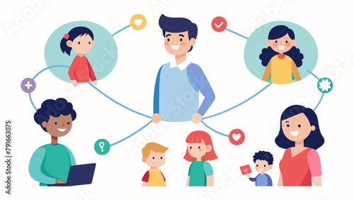 A network of parents who take turns babysitting each others children providing mutual support and a trusted childcare option for busy working