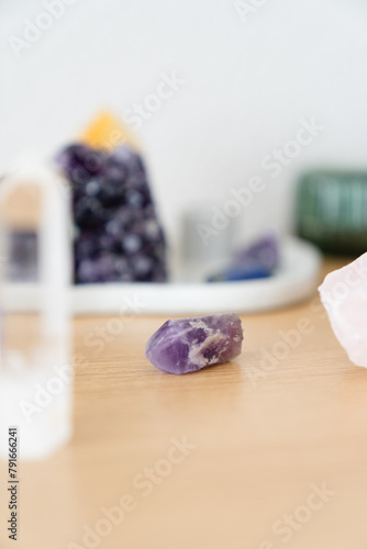 Esoteric objects for meditation, antistress and relaxation purifying concept. Smudge kit for spiritual practices.