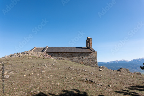 church in the mountains, Bellloch, France