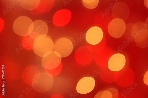 Defocused abstract bokeh red Christmas soft background