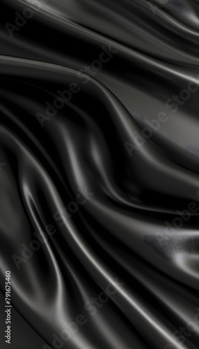 Black Wave Abstract