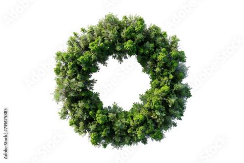 Fresh and fragrant tree wreath