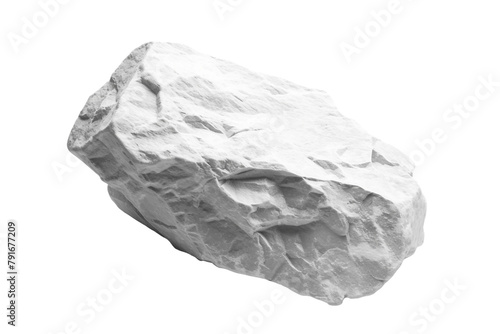 A white stone