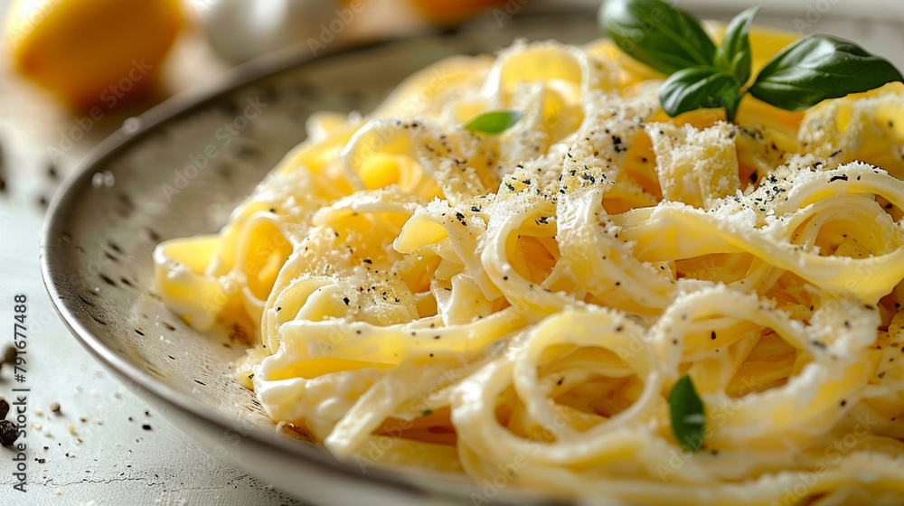 Close Up of a Plate of Pasta Close Up of a Plate of Pasta