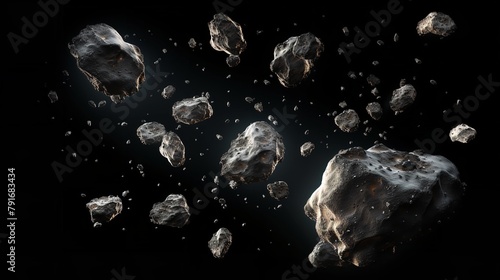 Asteroids: Swarm of Boulders or Stone Meteorites